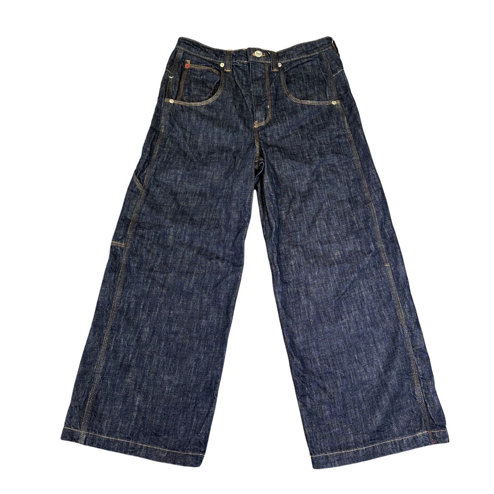 BDG Urban Outfitters Dark Wash Wide Leg Carpenter Jeans Indigo 28W
